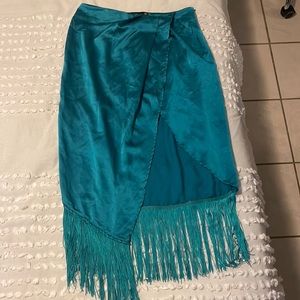 Fringes Midi Skirt